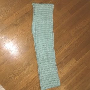 Blue infinity scarf
